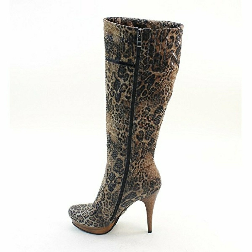 Leopard Knee Boot - Picture 3 of 8